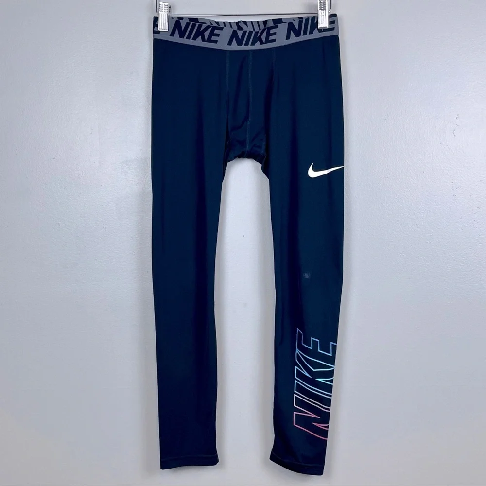 Nike Pro Boy's Dri-Fit Base Layer 3/4 Compression Training Tights Size XL Active